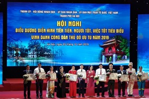 Hà Nội tổ chức Hội nghị biểu dương điển hình tiên tiến, người tốt, việc tốt tiêu biểu 2019
