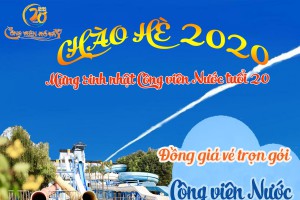 Công viên nước Hồ Tây mở cửa chào Hè 2020