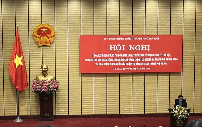 Hội nghị tổng kết phong trào thi đua năm 2018 và triển khai nhiệm vụ công tác năm 2019 của thành phố Hà Nội